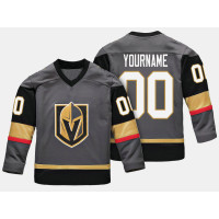 Vegas Golden Knights Custom #00 Premier Breakaway Player Home Black Jersey Vegas Golden Knights Custom #00 Premier Breakaway Player Home Black Jersey
